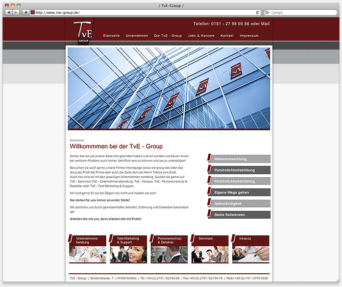 Tve-Group Website